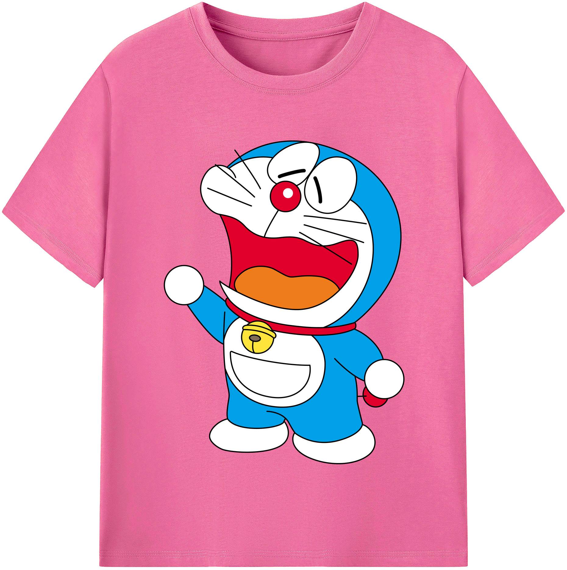 （画像用） ドラえもん Doraemon レディースカジュアルプリントTシャツ（綿100％）
